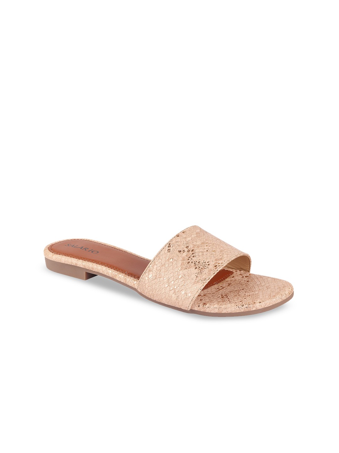 

SALARIO Women Open Toe Flats, Beige