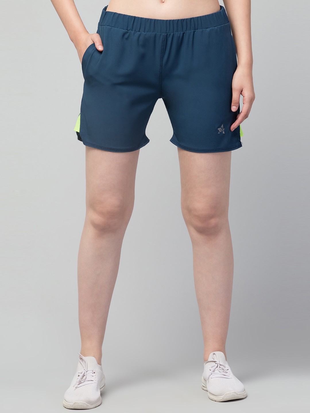

Apraa & Parma Women Grey Outdoor e-Dry Technology Technology Shorts