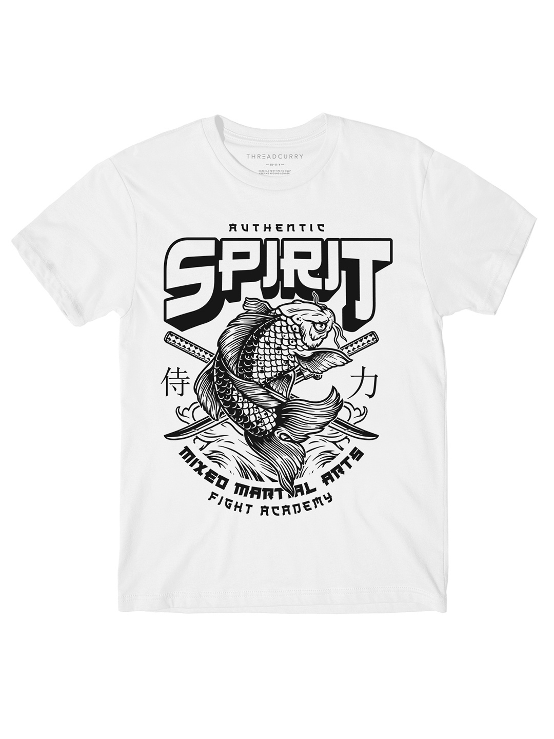 

THREADCURRY Boys Printed T-shirt, White