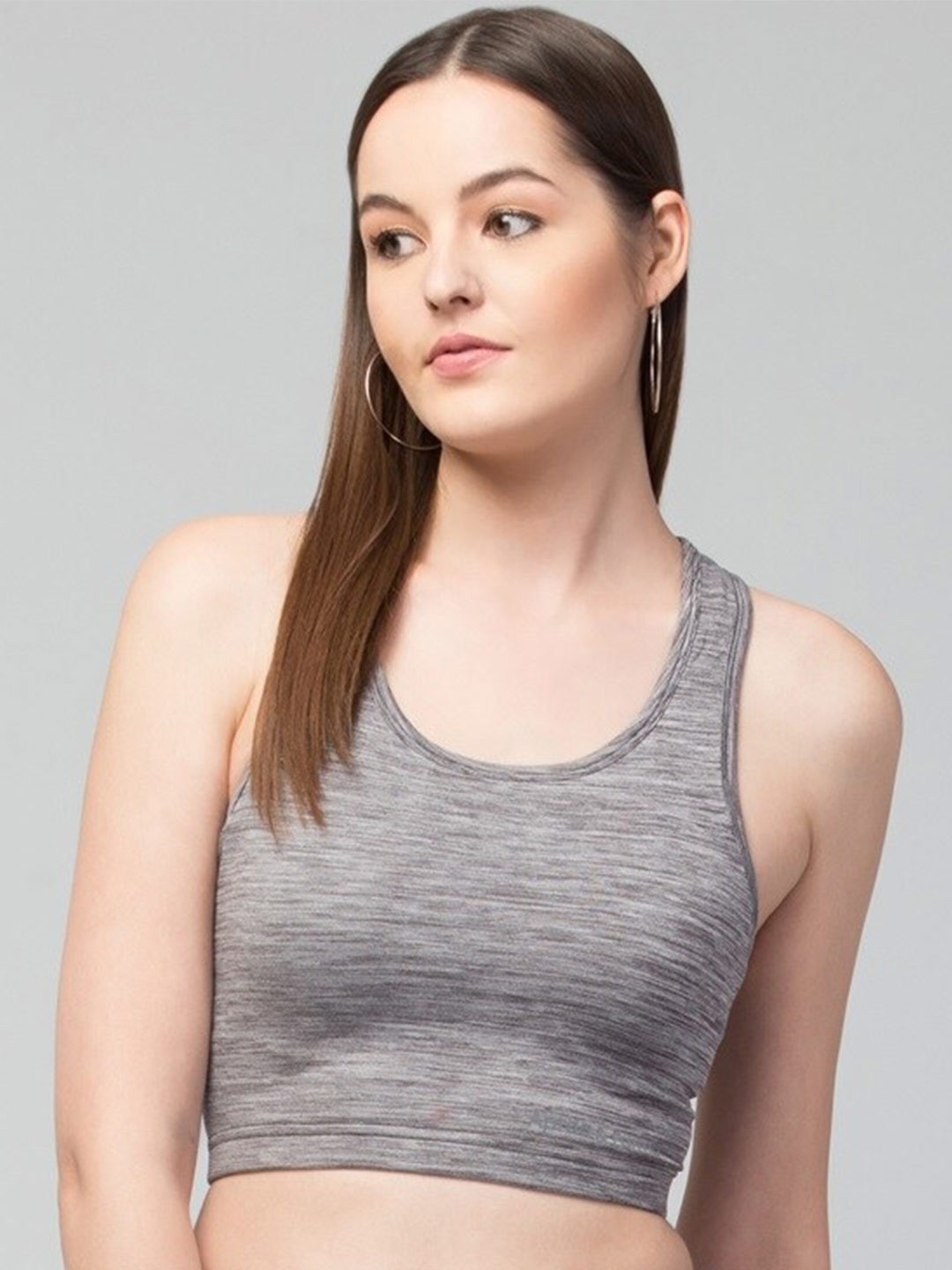 

Apraa & Parma Non Padded Non Wired Bra, Grey