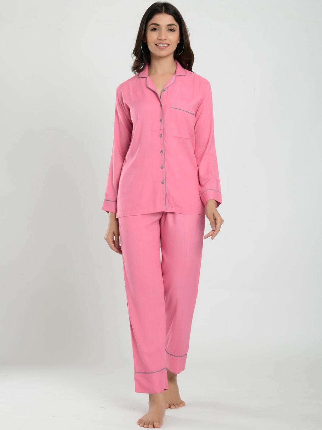 

CRAFIQA Women Night suit, Pink