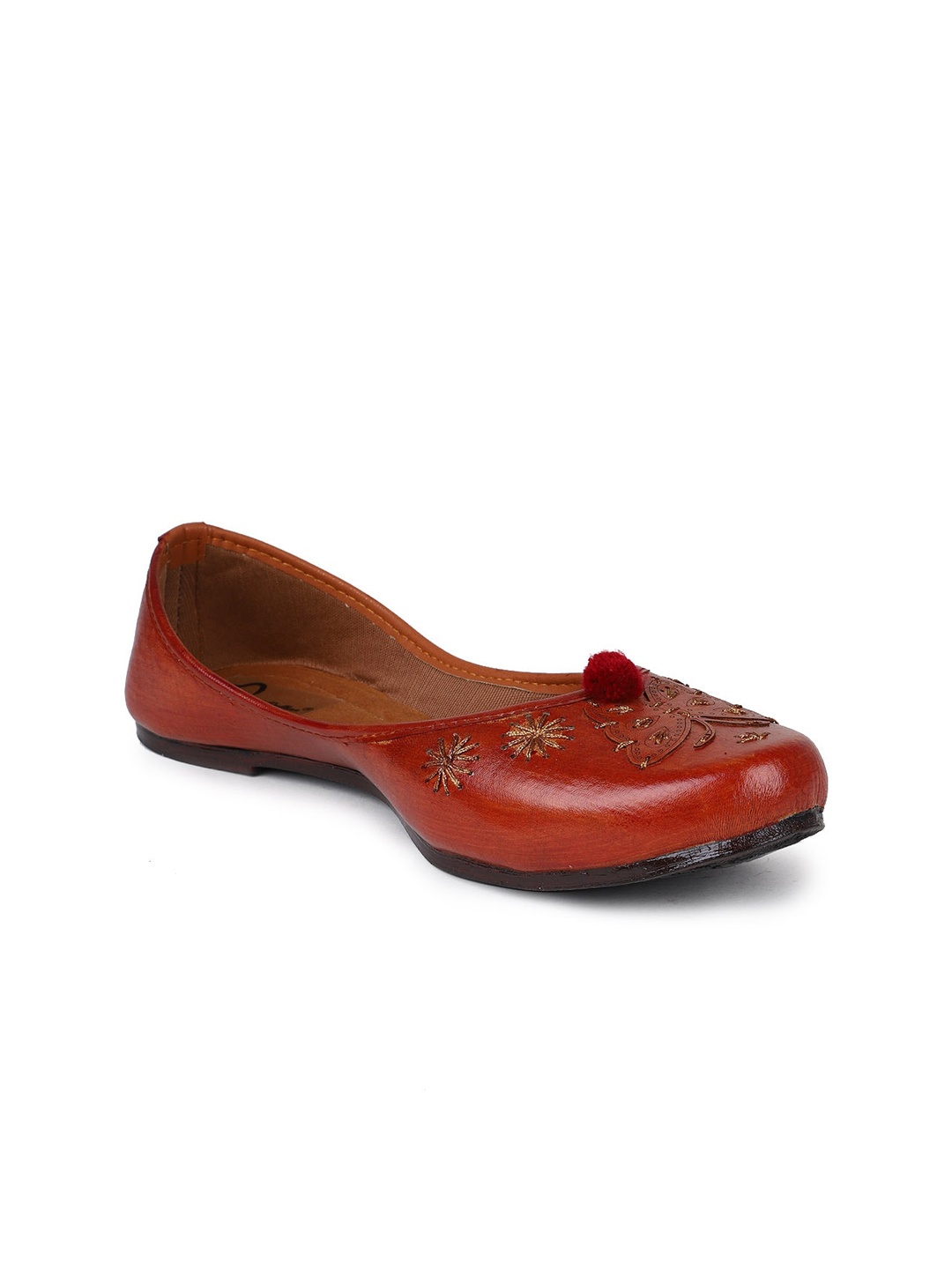 

The Desi Dulhan Women Ballerinas Flats, Brown