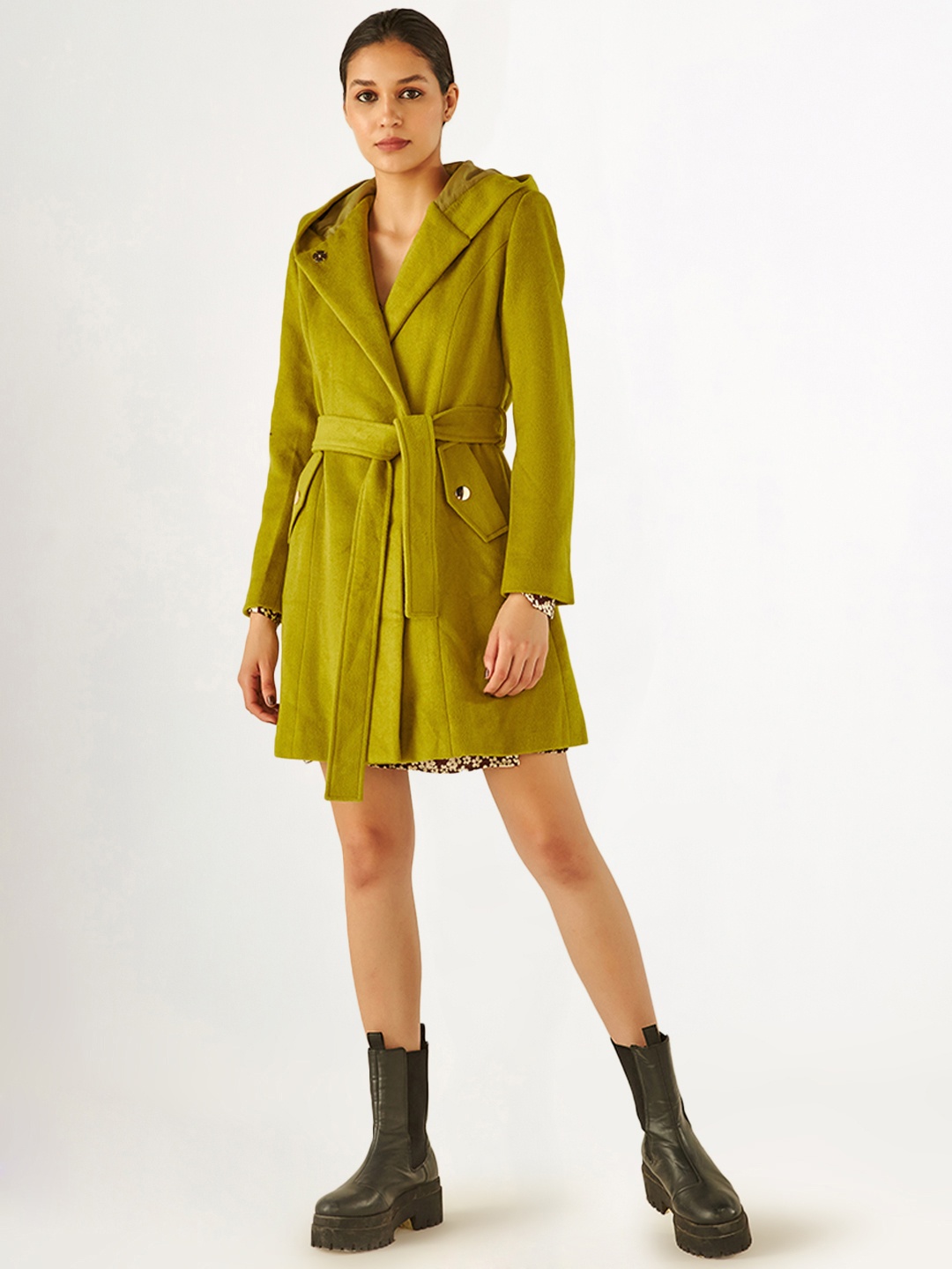 

COVER STORY Women Lightweight Antimicrobial Longline Tailored Jacket, Green