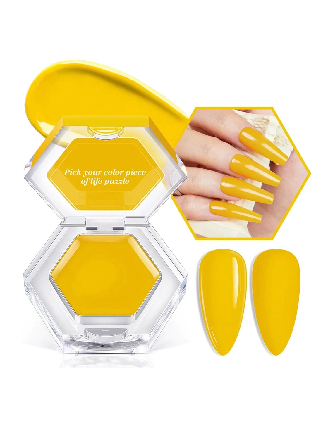 

Modelones Single Solid Cream Gel Polish Color Cube 3 g-Sunny Daze, Yellow