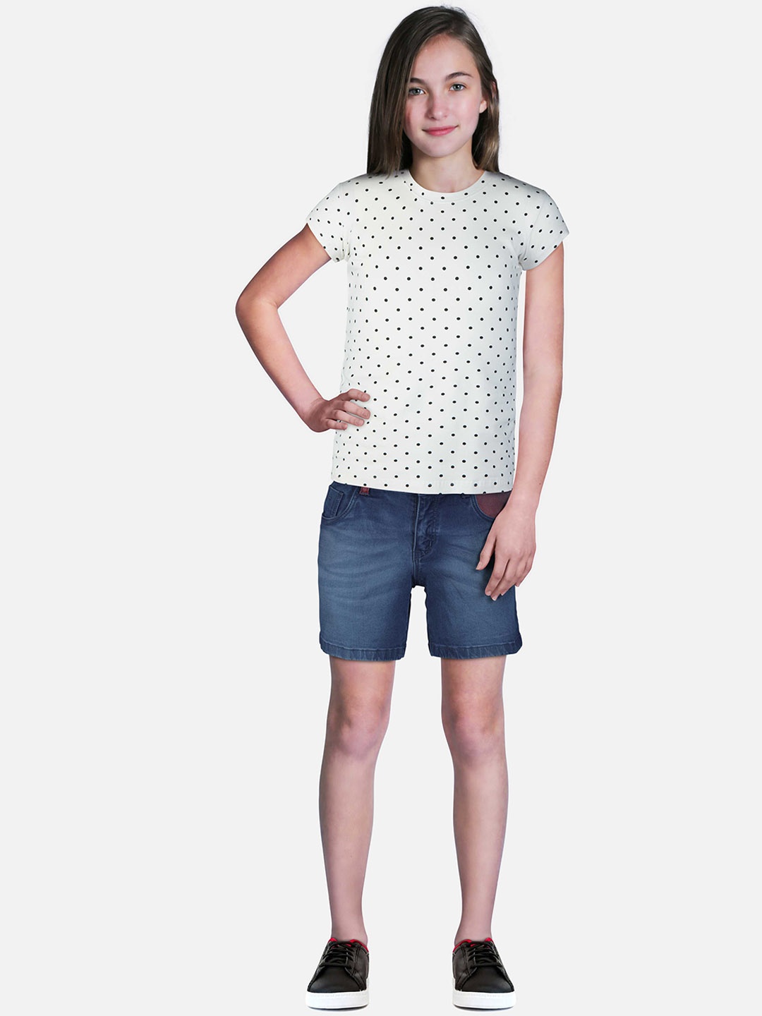 

Gini and Jony Girls Denim Shorts, Blue