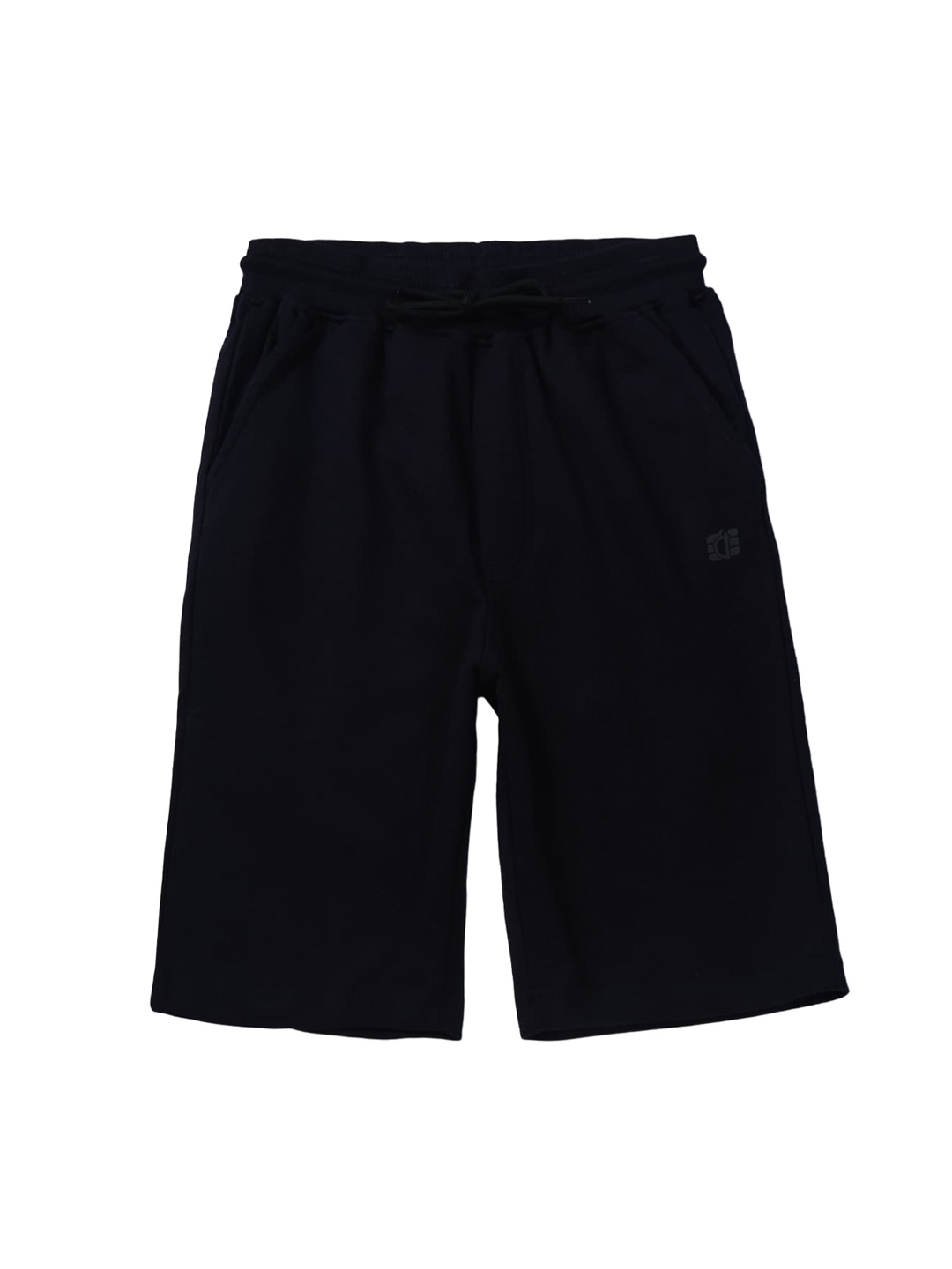 

Gini and Jony Boys Solid Elasticated Cotton Shorts, Navy blue