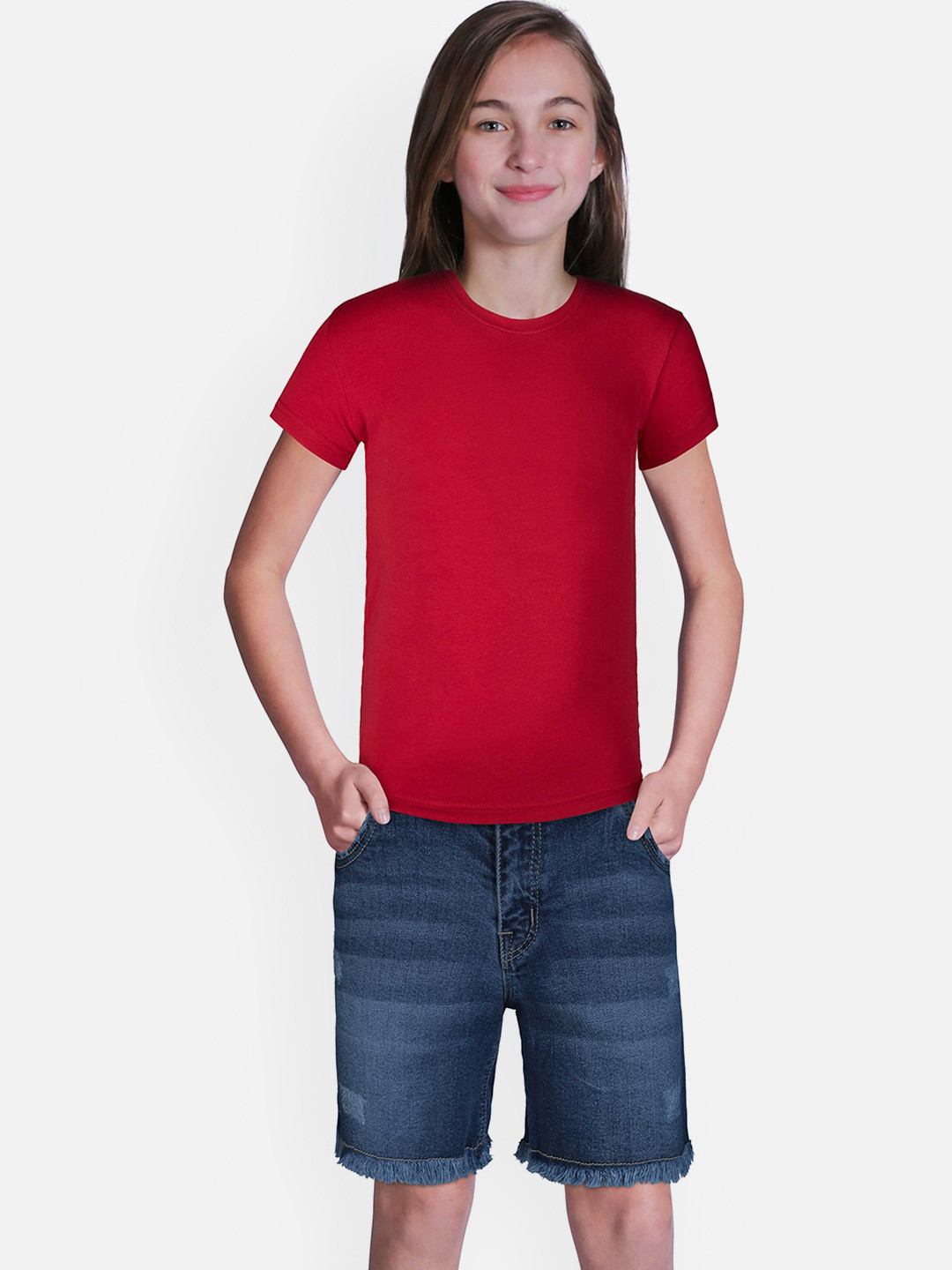 

Gini and Jony Girls Blue Washed Denim Shorts