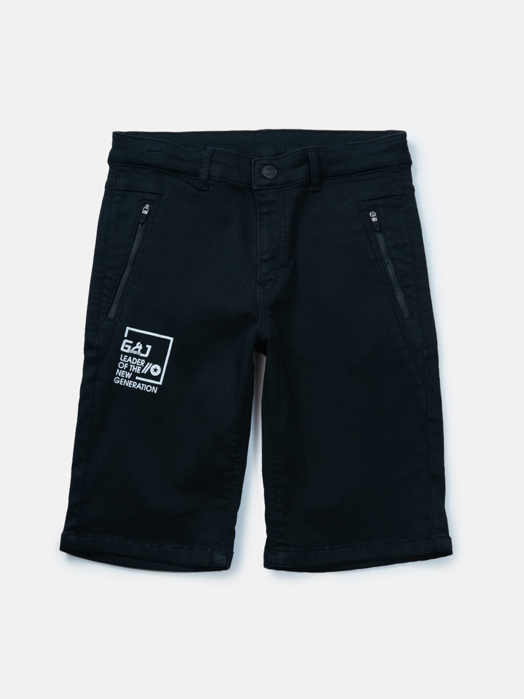 

Gini and Jony Boys Denim Cotton Shorts, Navy blue