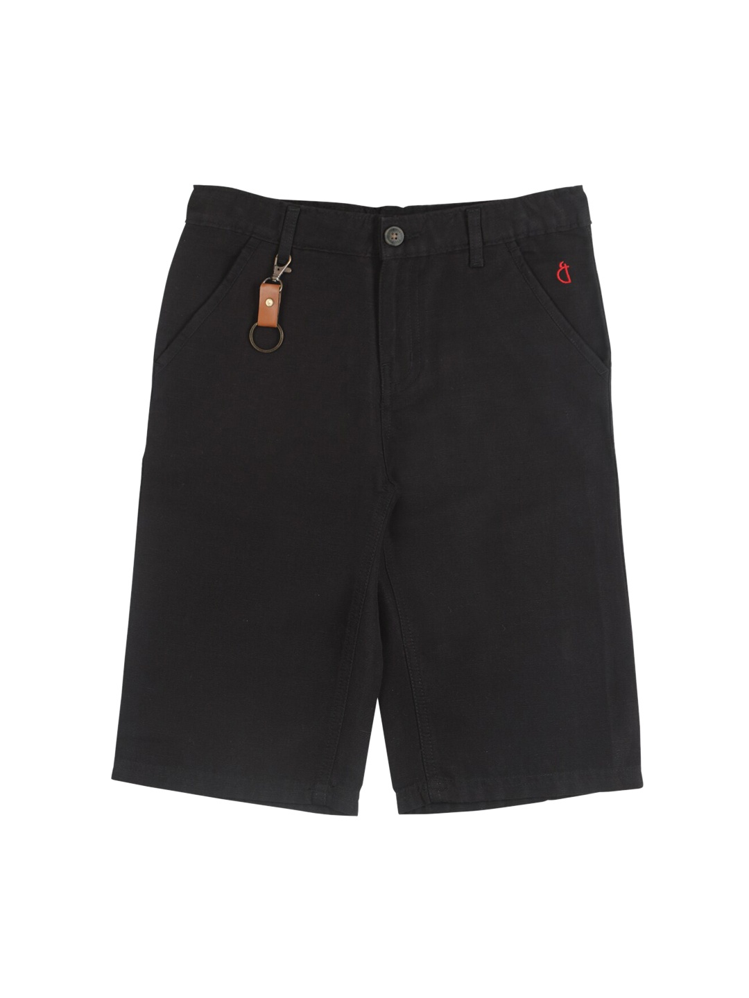 

Gini and Jony Boys Cotton Shorts, Black