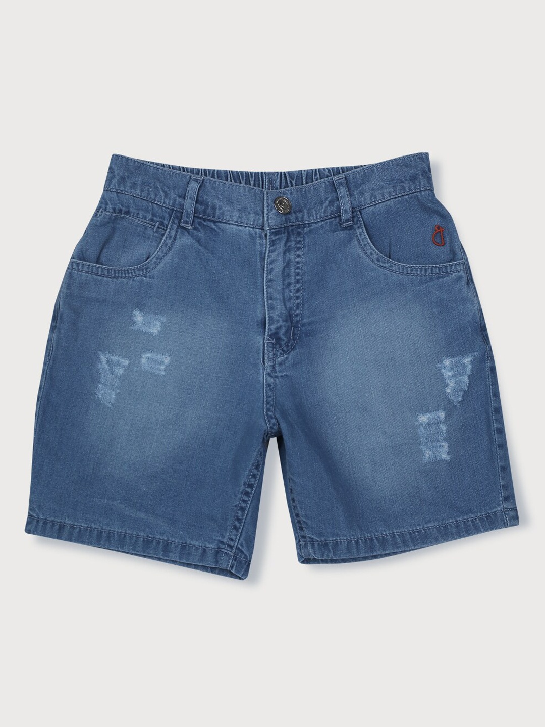

Gini and Jony Boys Washed Denim Shorts, Blue