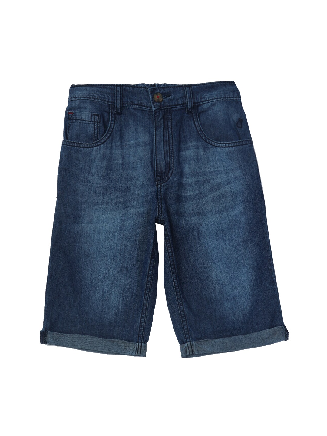 

Gini and Jony Boys Washed Denim Shorts, Blue