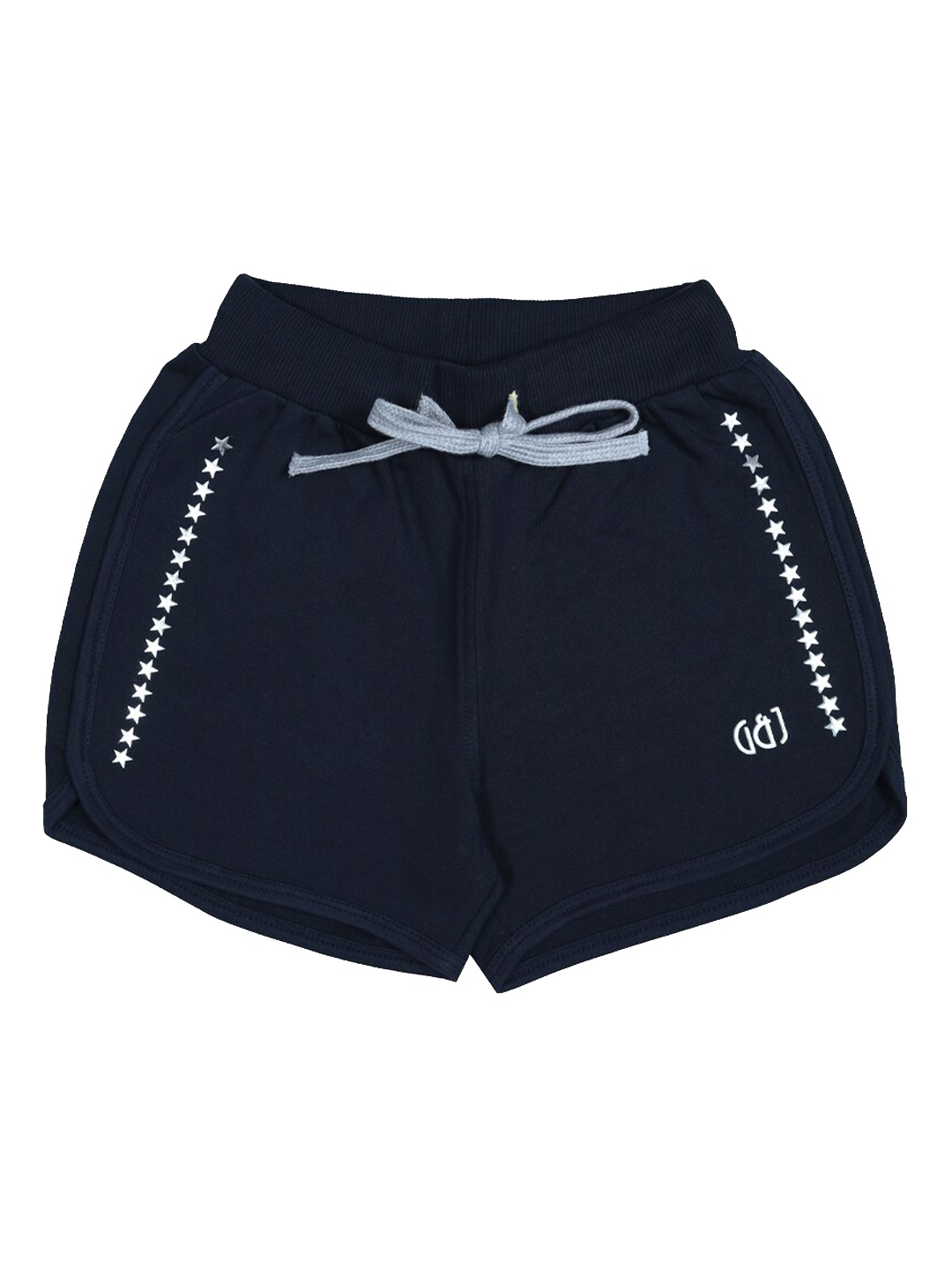 

Gini and Jony Girls Cotton Shorts, Navy blue