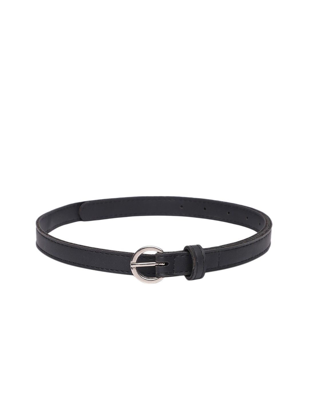 

Baggit Women Solid PU Slim Belt, Black