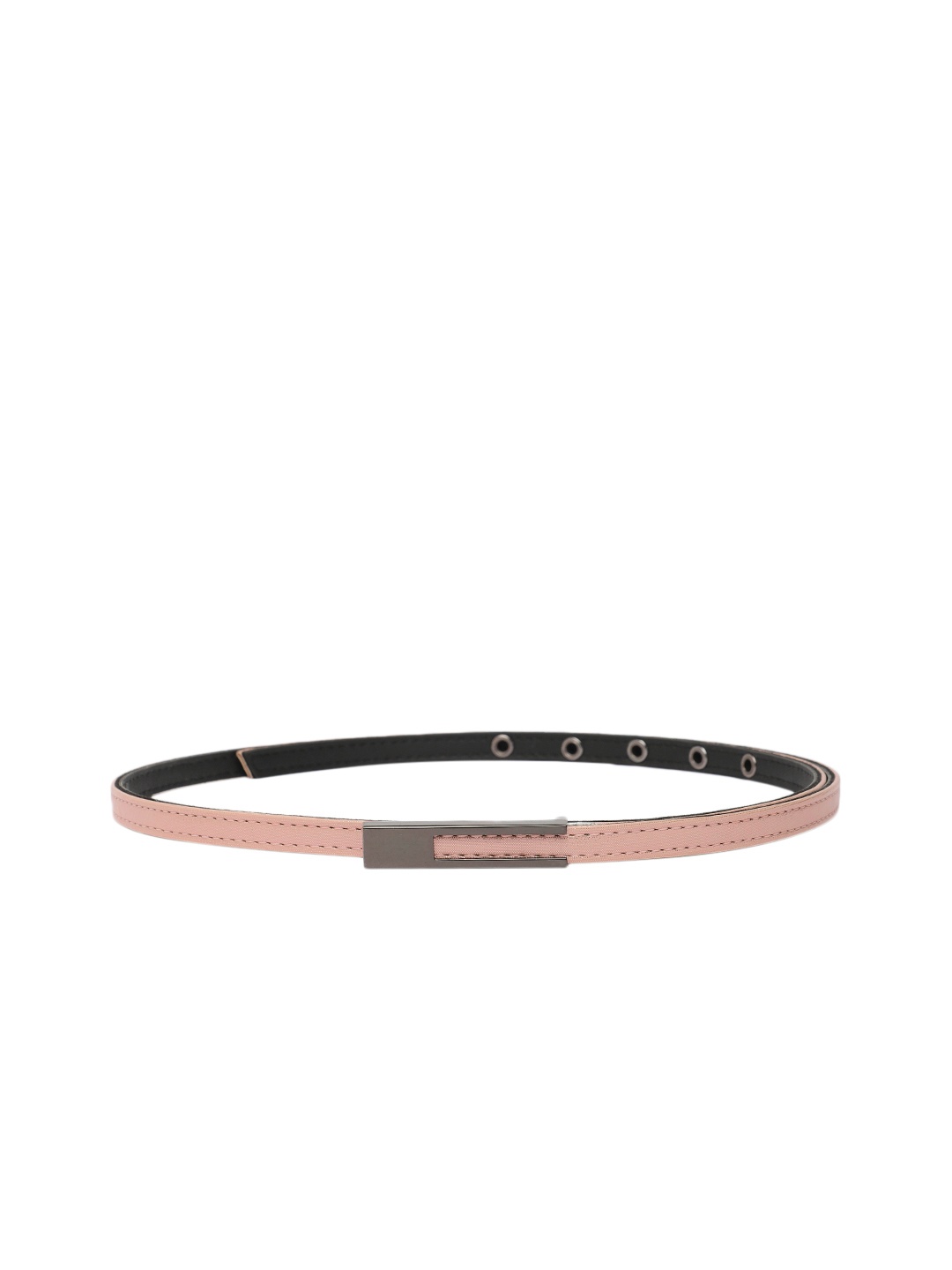 

Baggit Women Slim Belt, Rose gold