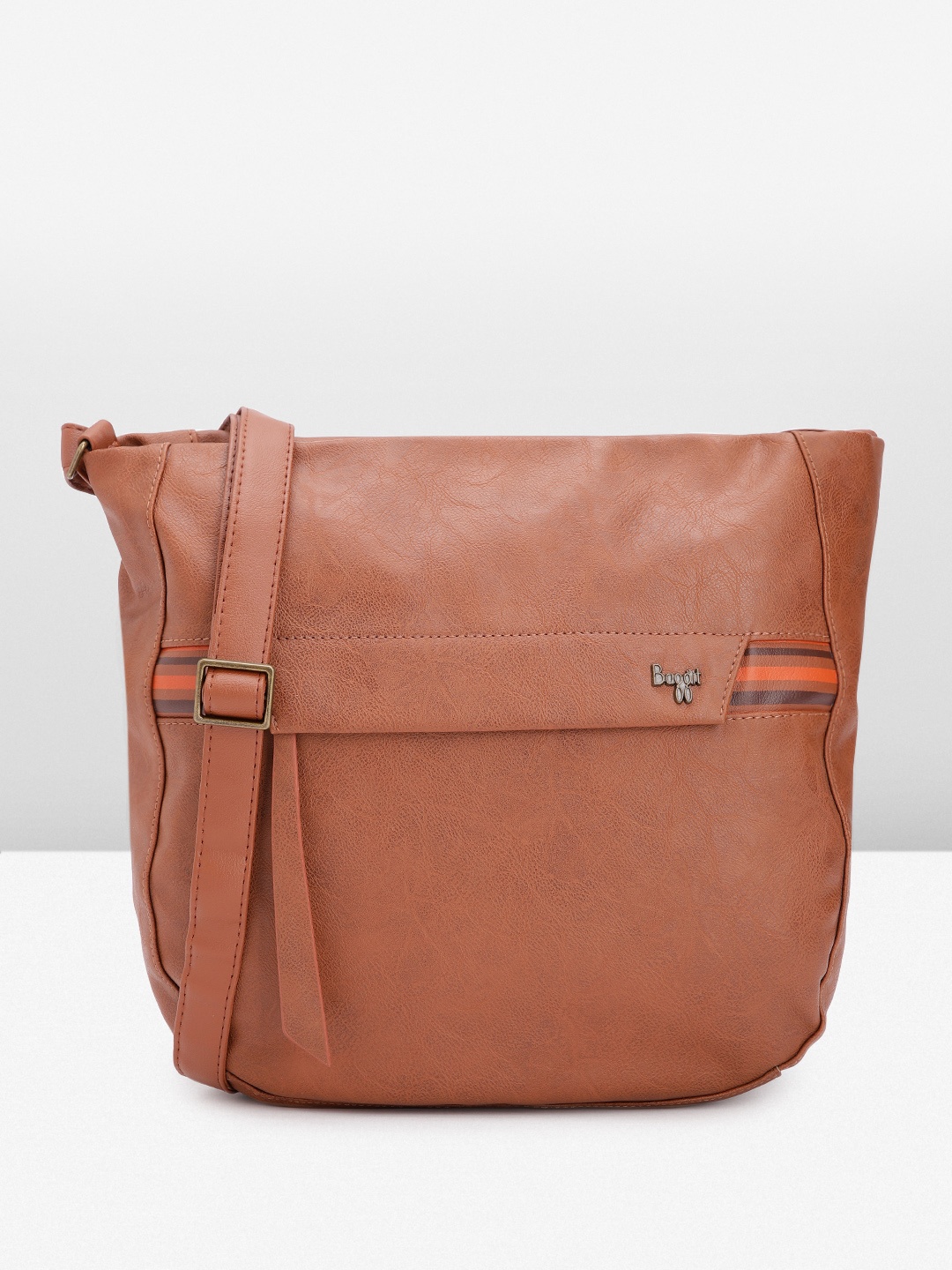 

Baggit Textured Sling Bag, Tan