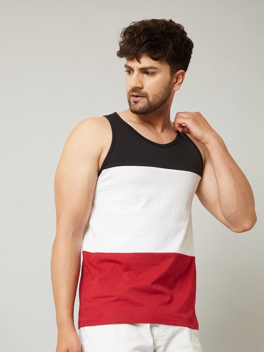 

Rodzen Men Pure Cotton T-shirt, Maroon
