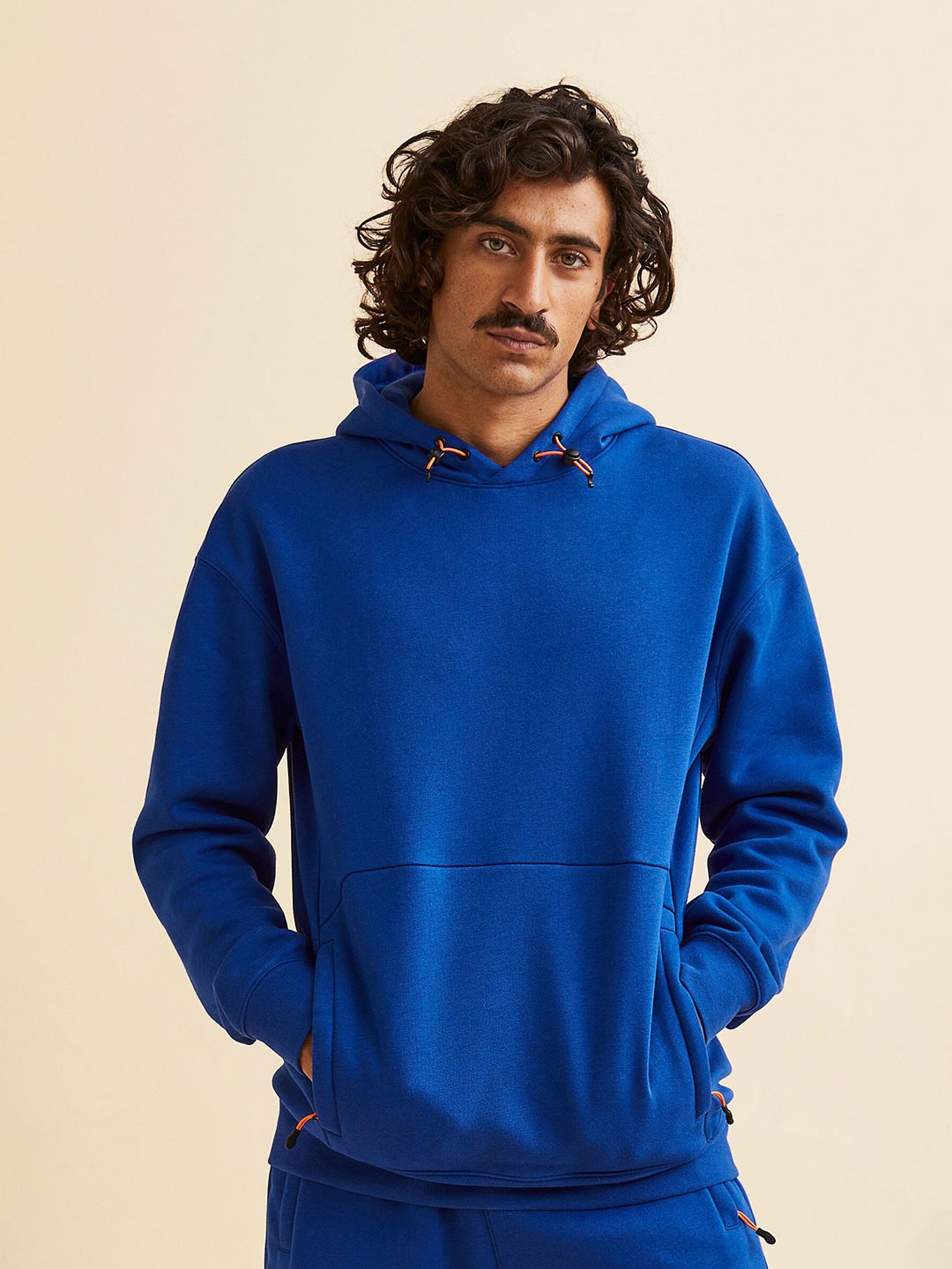 

H&M Men Warm Sports Hoodie, Blue