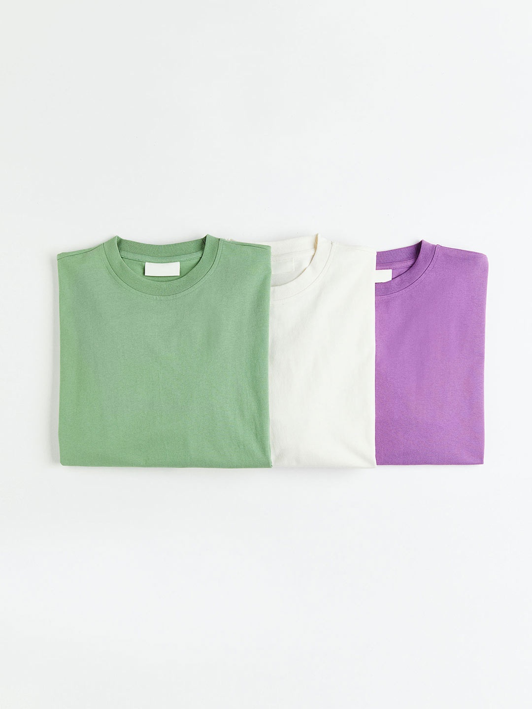 

H&M Oversized Fit Cotton Top, Purple