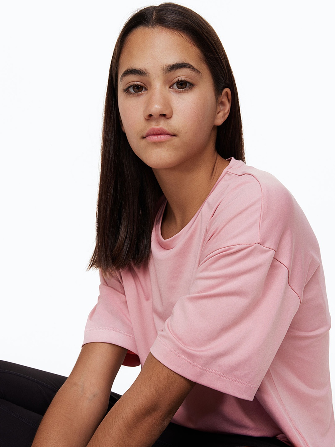 

H&M Girls Sports Top in DryMove, Pink