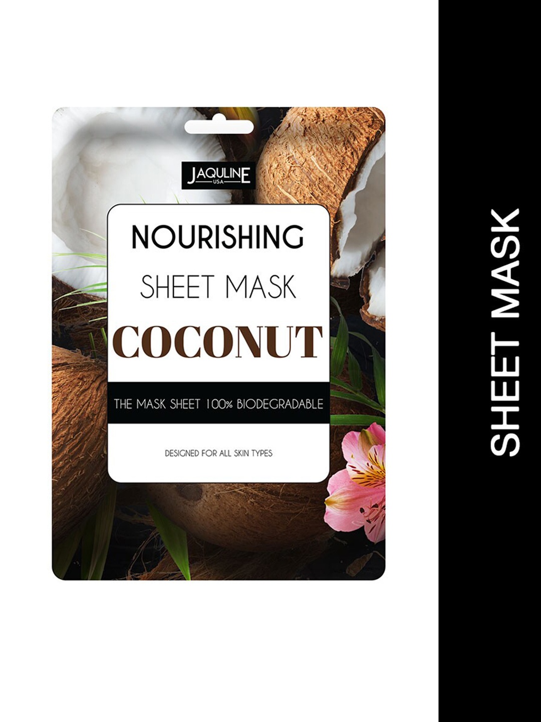 

Jaquline USA Coconut Nourishing Sheet Mask - 25 ml, White