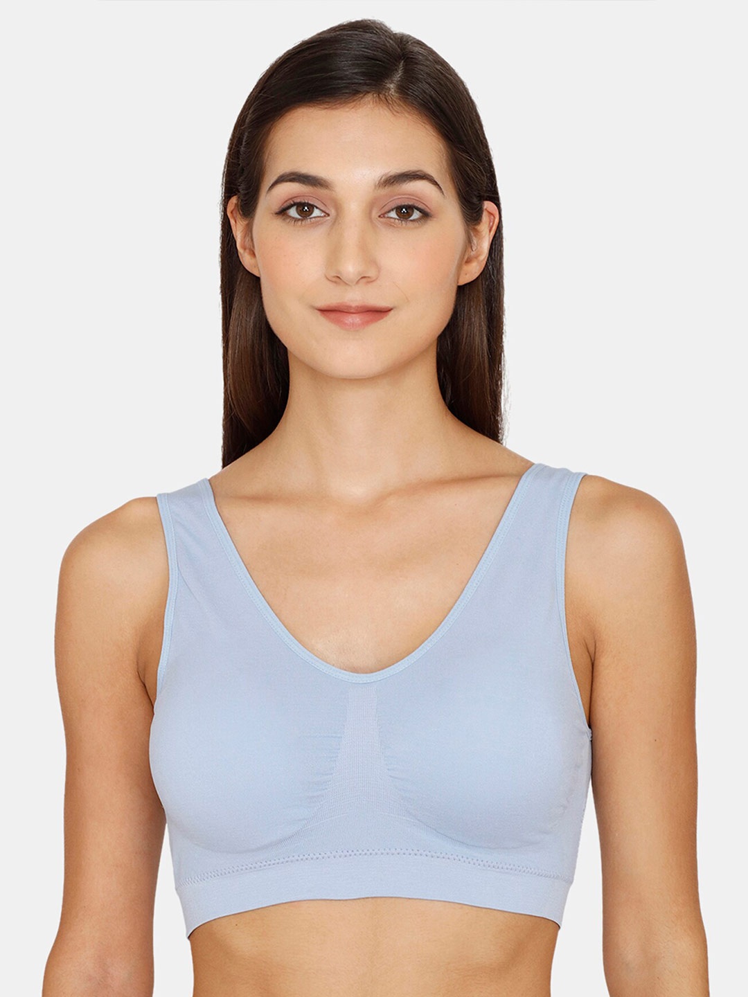 

Zivame Non Padded Non Wired Bralette Bra, Blue