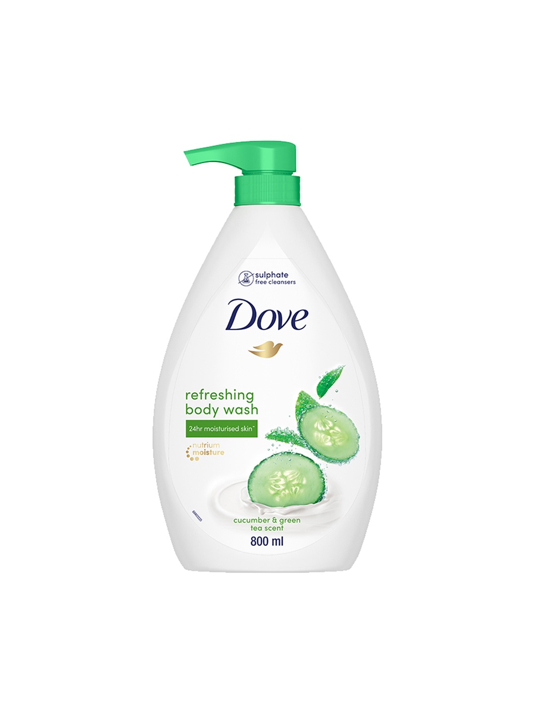 

Dove Refreshing Body Wash with Cucumber & Green Tea Scent - 800ml, White