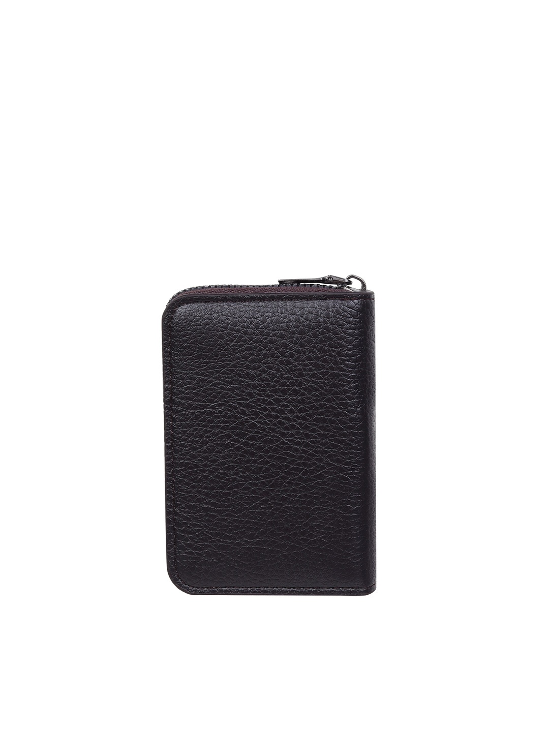 

WILD EDGE Geometric Textured Card Holder, Black