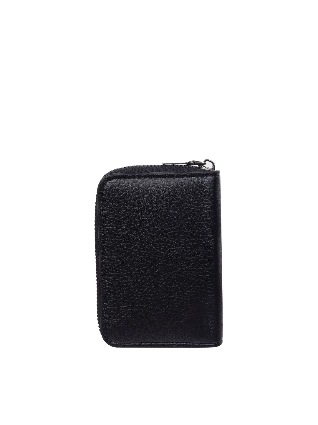 

WILD EDGE Textured Card Holder, Black