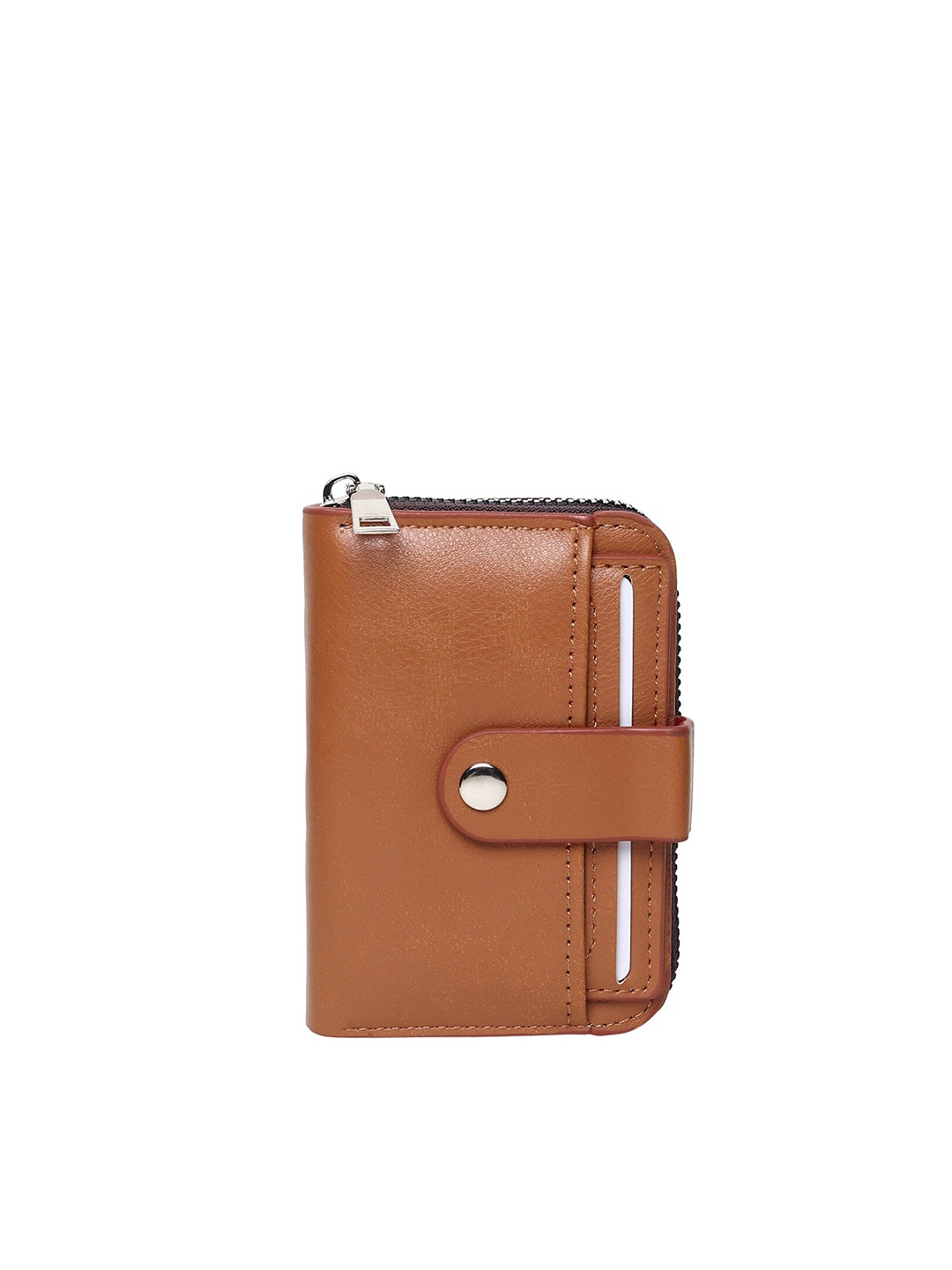 

WILD EDGE Textured Card Holder, Tan