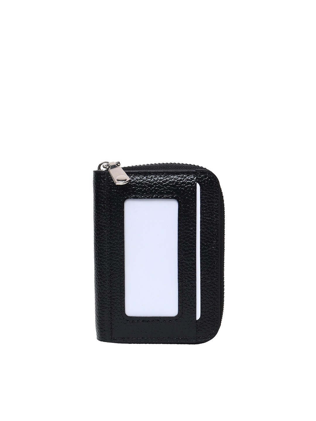 

WILD EDGE Textured Card Holder, Black