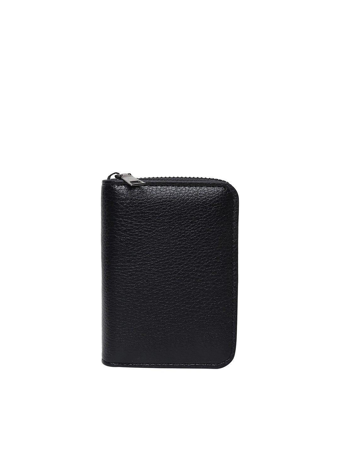

WILD EDGE Geometric Textured Card Holder, Black