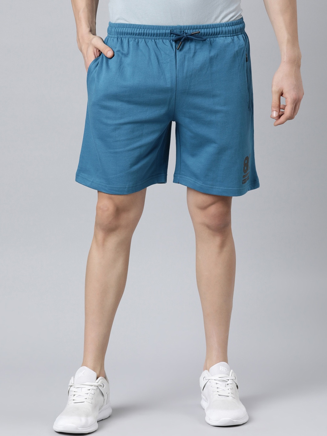 

Chennis Men Teal Sports Shorts
