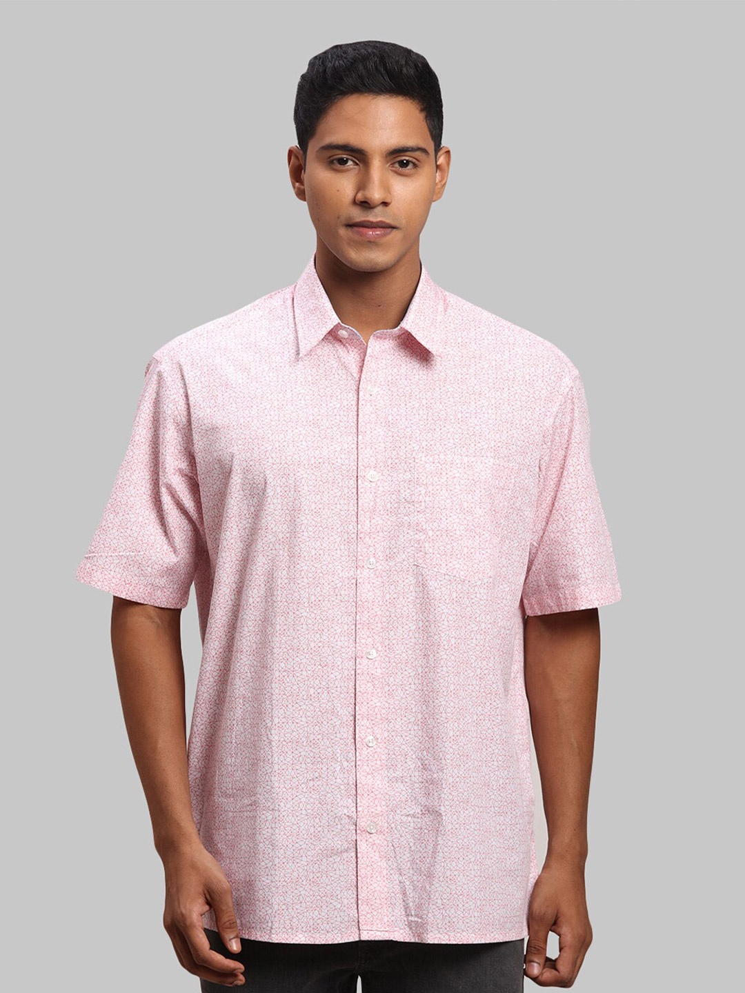 

ColorPlus Men Casual Cotton Shirt, White