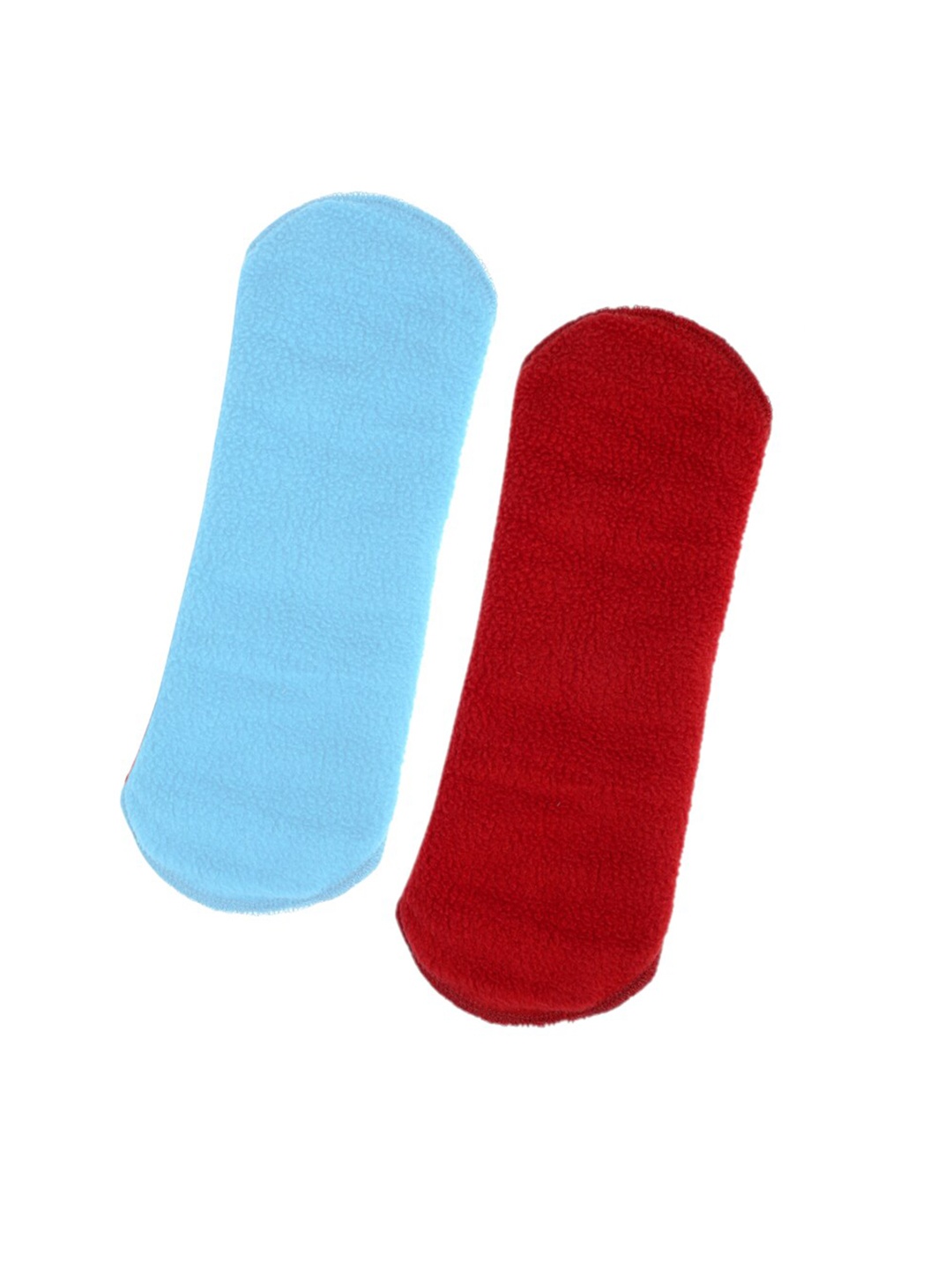 

CareDone Set of 2 Ultra Thin 4-Layered Rash Free Reusable Sanitary Cloth Pads - XL, Red