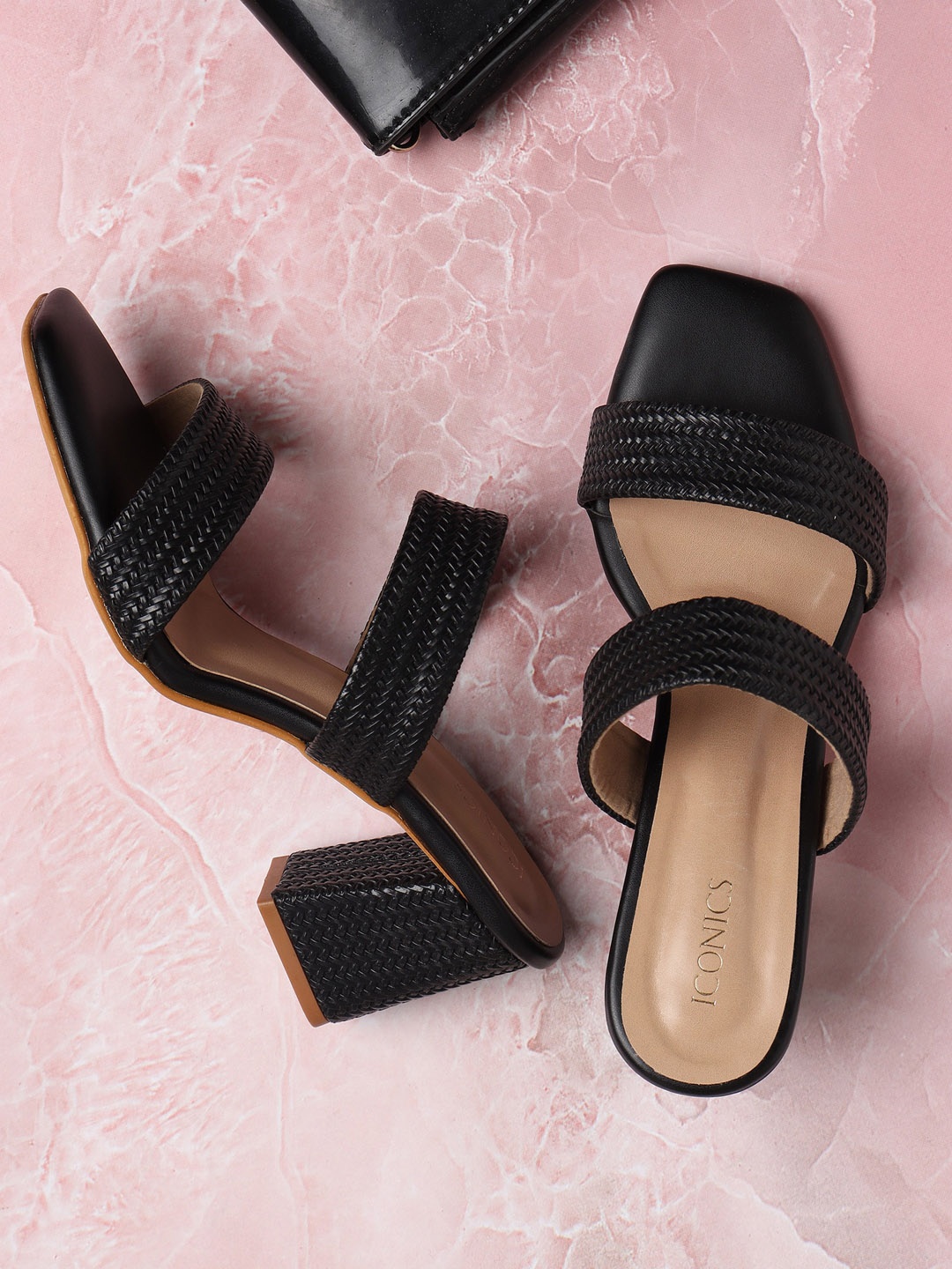 

ICONICS Block Heels, Black