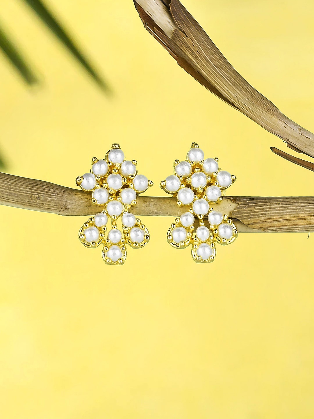 

Voylla Gold-Plated Classic Drop Earrings