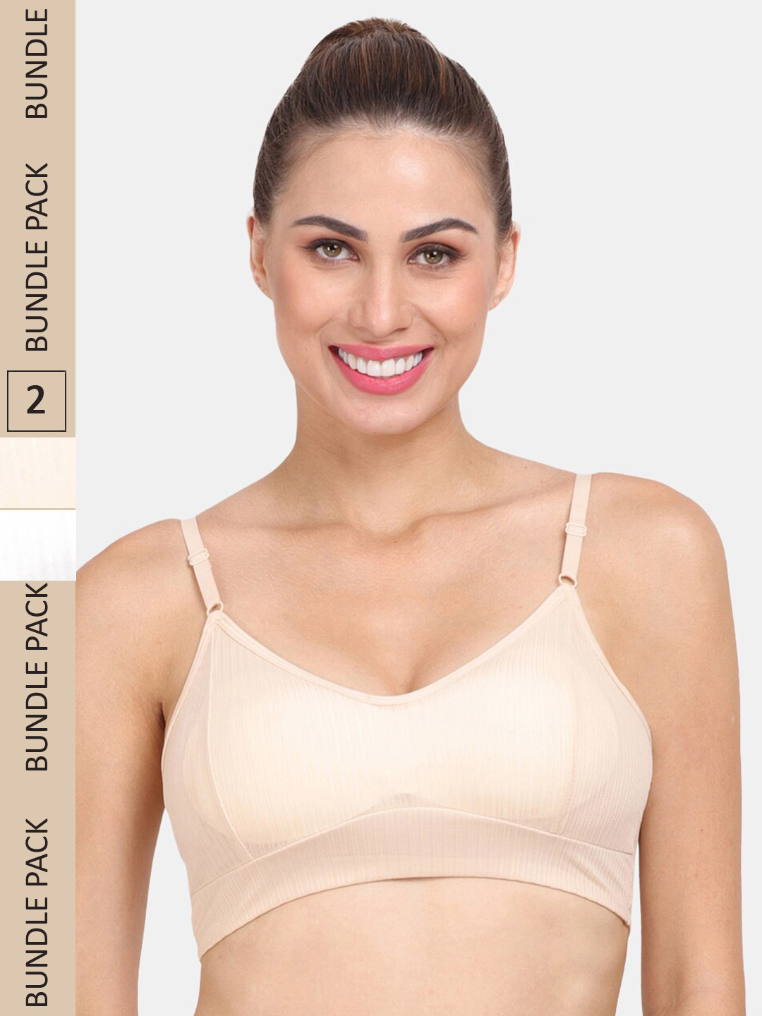

Amour Secret Pack of 2 Bra, White