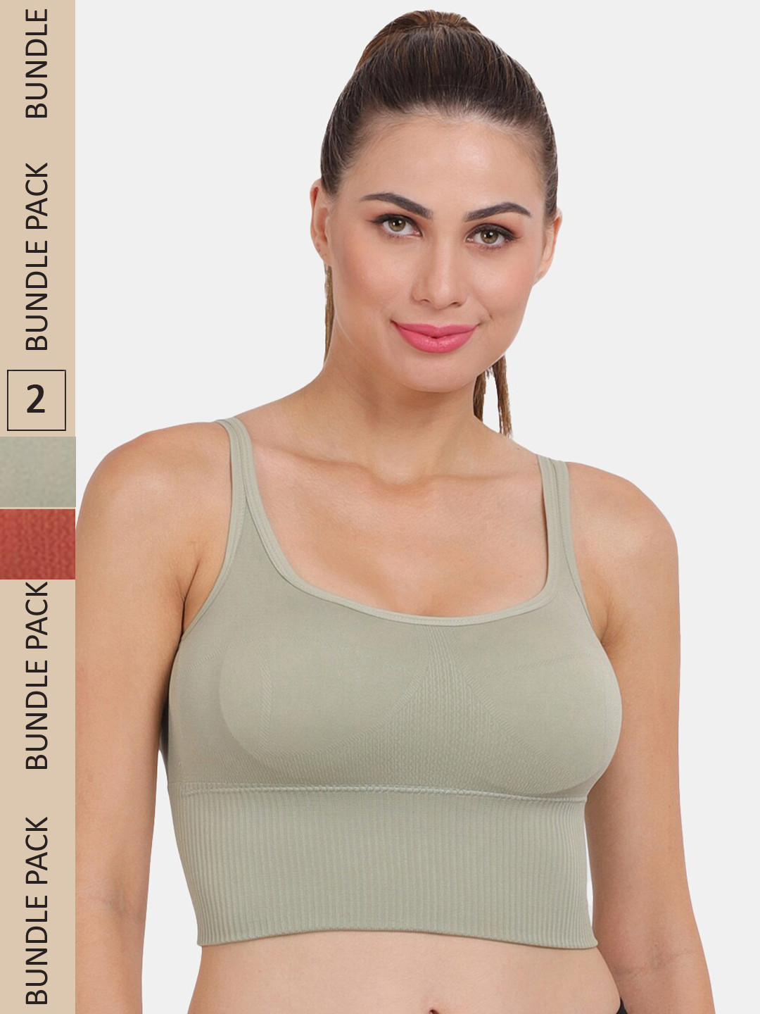 

Amour Secret Pack of 3 Bra, Green