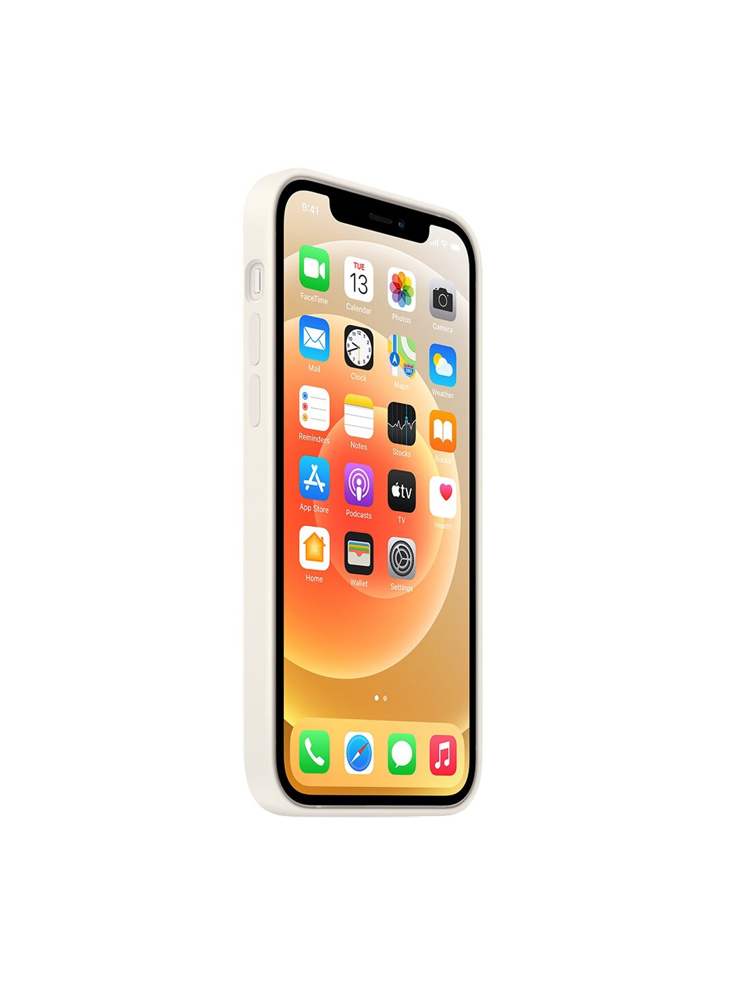 

TREEMODA White Solid iPhone 13 Mini Back Case