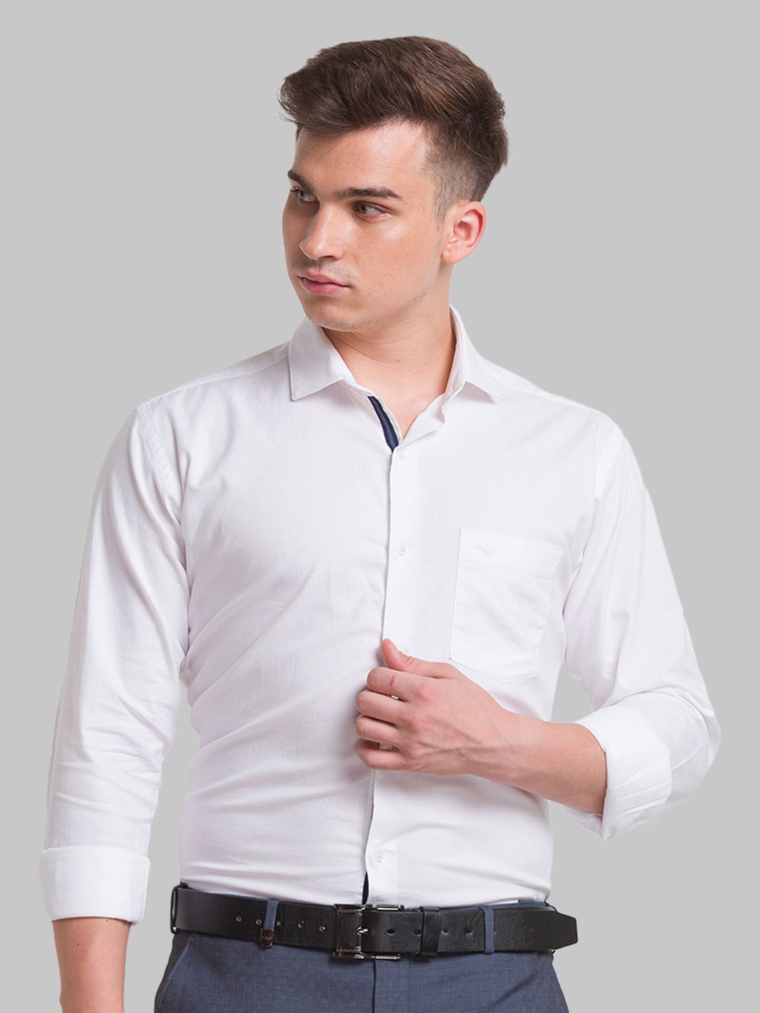 

Park Avenue Men Slim Fit Formal Shirt, White
