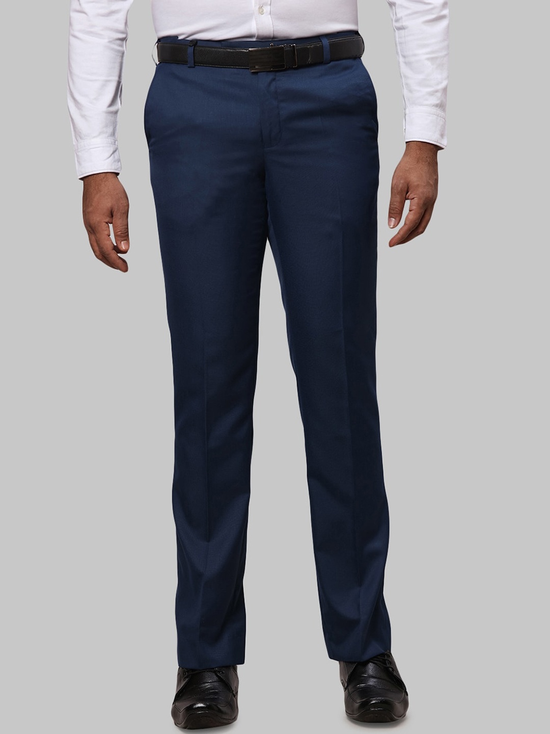 

Park Avenue Men Formal Trousers, Blue