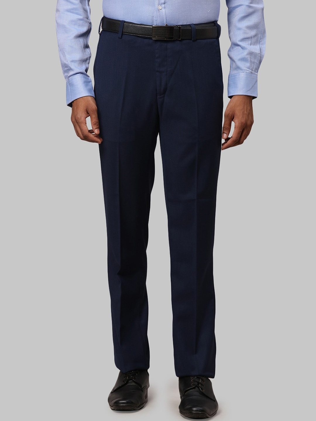 

Raymond Men Formal Trousers, Blue