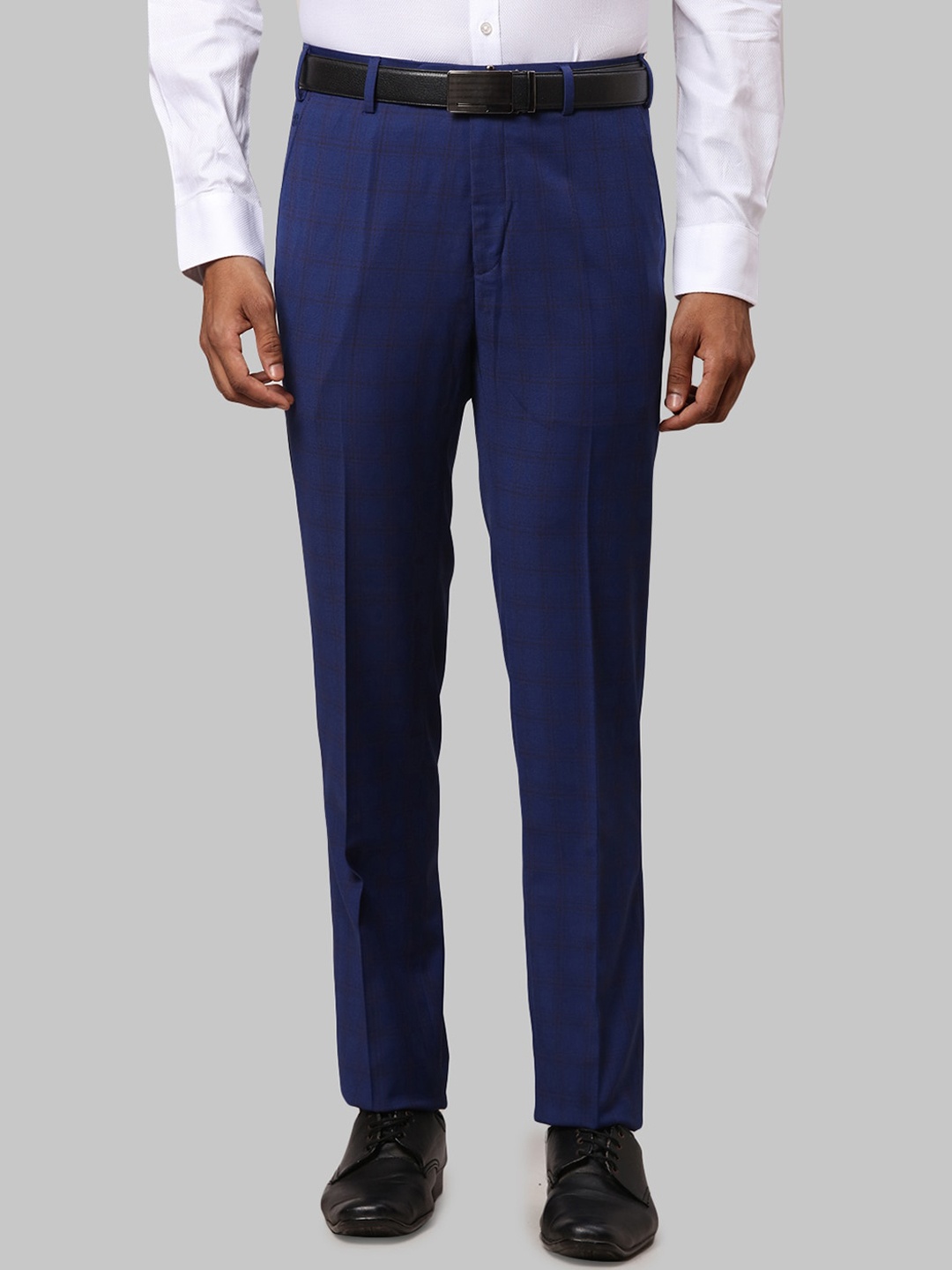 

Raymond Men Formal Trousers, Blue