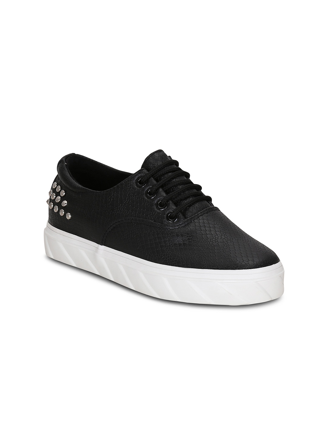 

Get Glamr Women Black Sneakers