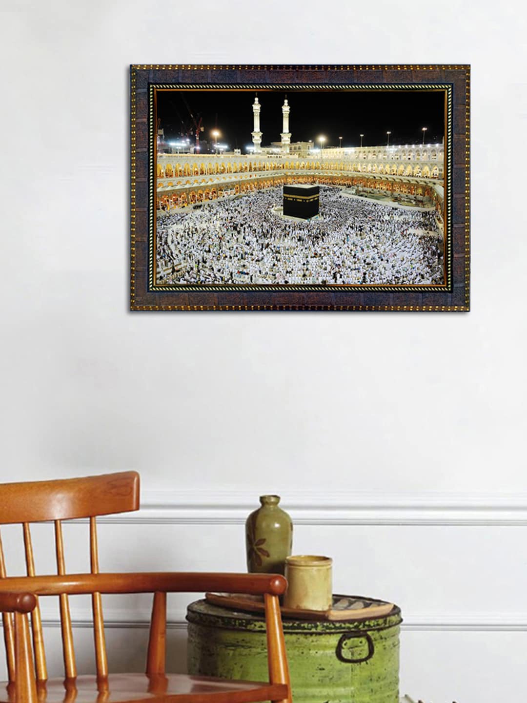 

WENS Brown Makka Madina Painting Wall Art