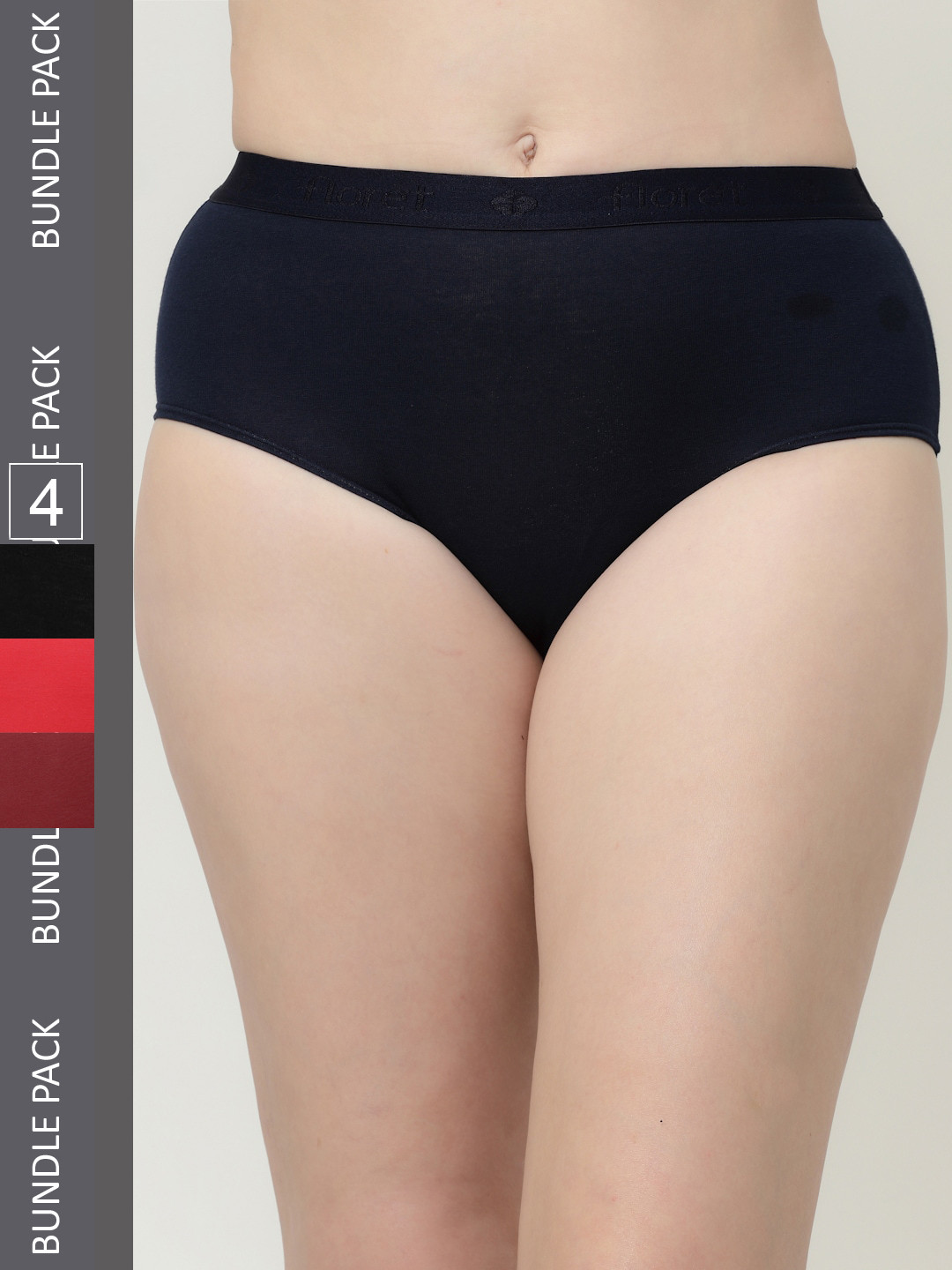 

Floret Women Pack Of 4 Hipster Briefs, Assorted