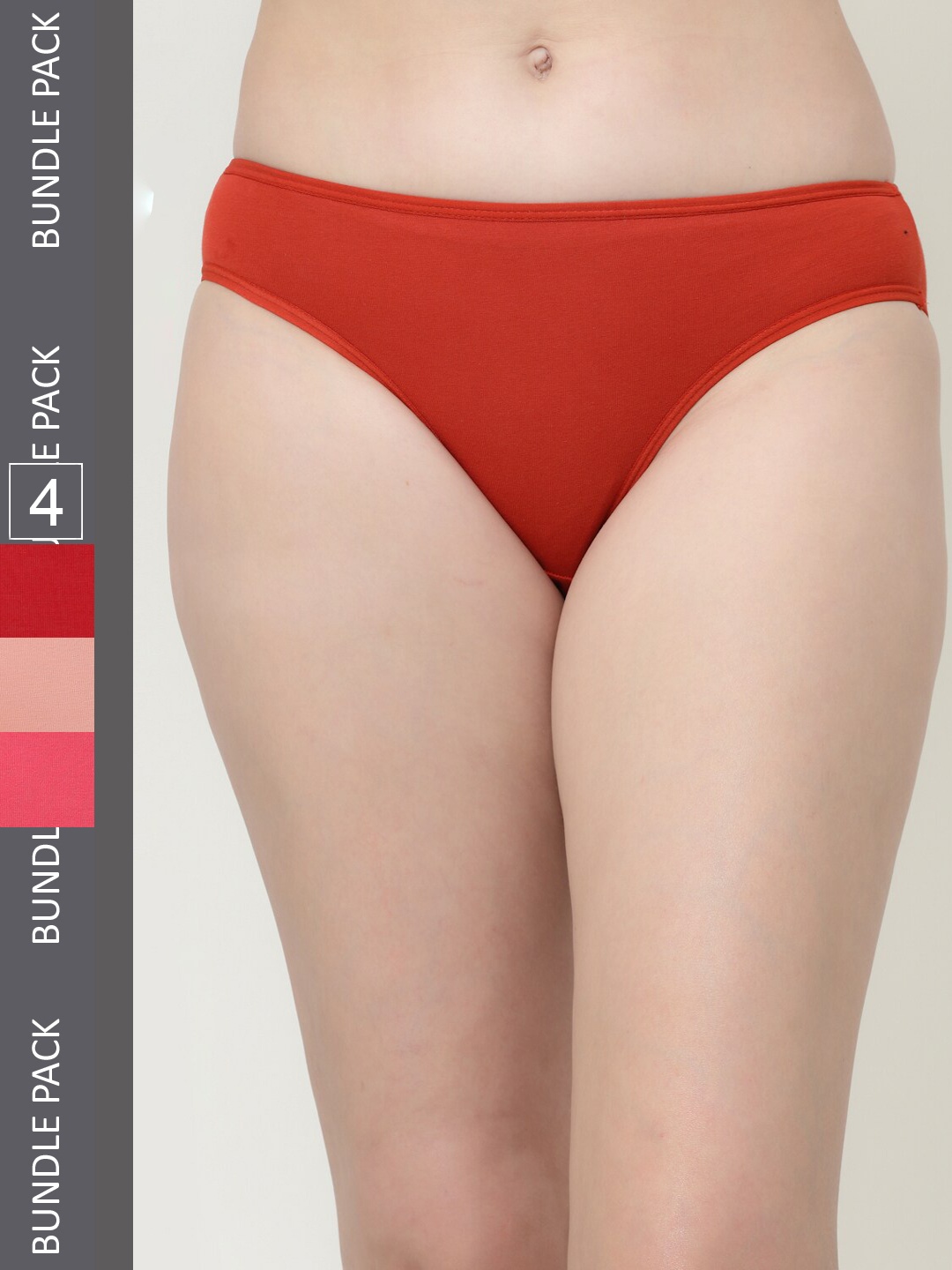 Floret Women Pack Of 4 Hipster Briefs, Assorted