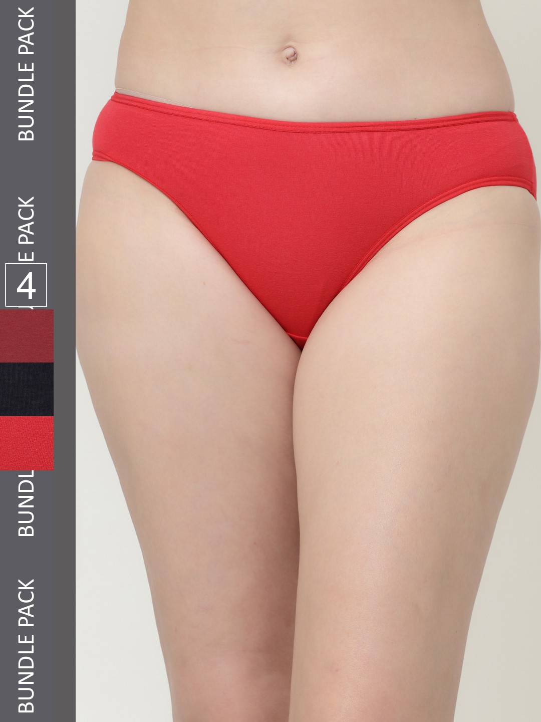 

Floret Women Pack Of 4 Assorted Hipster Briefs