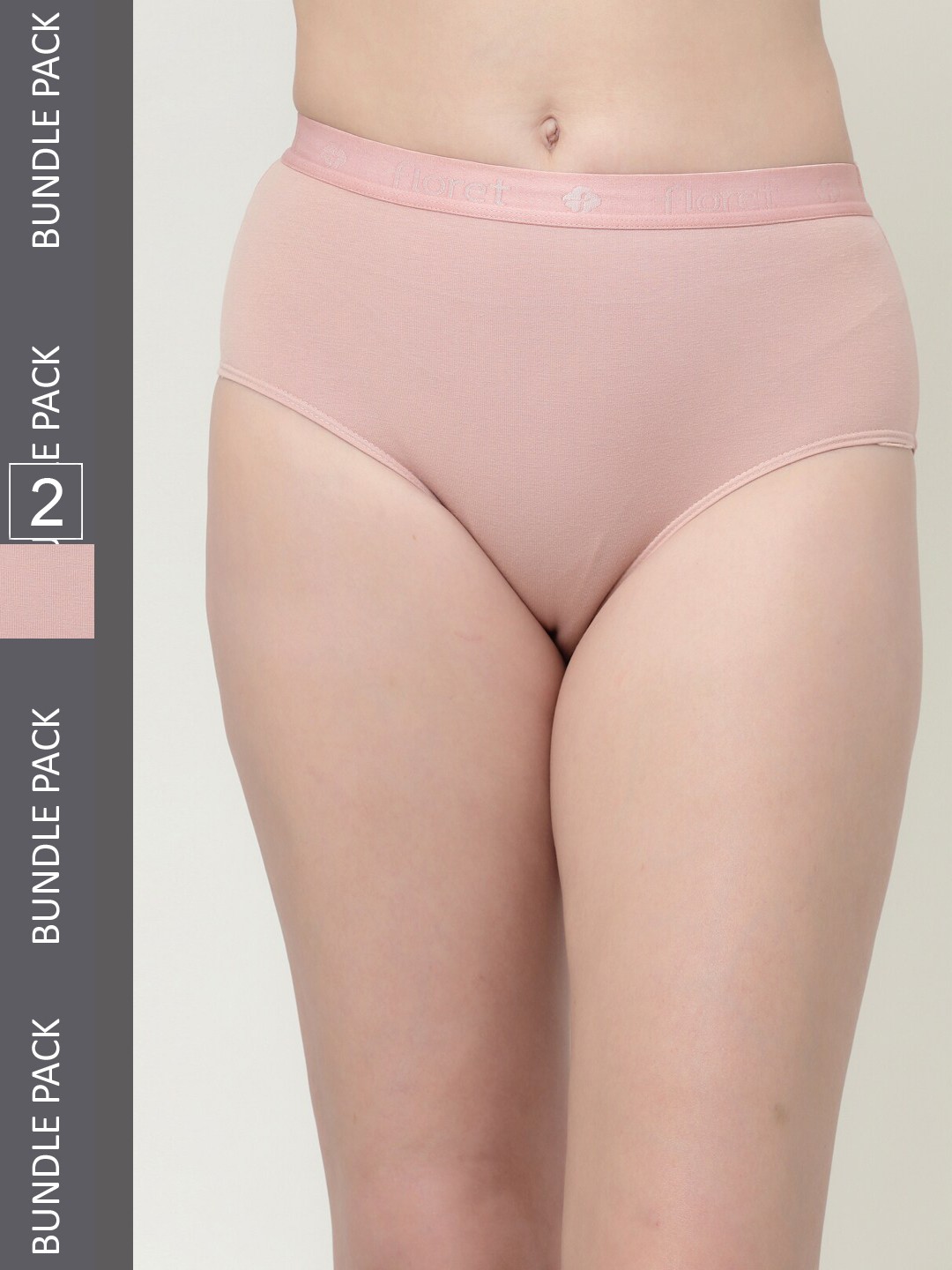 

Floret Women Pack Of 2 Assorted Hipster Briefs