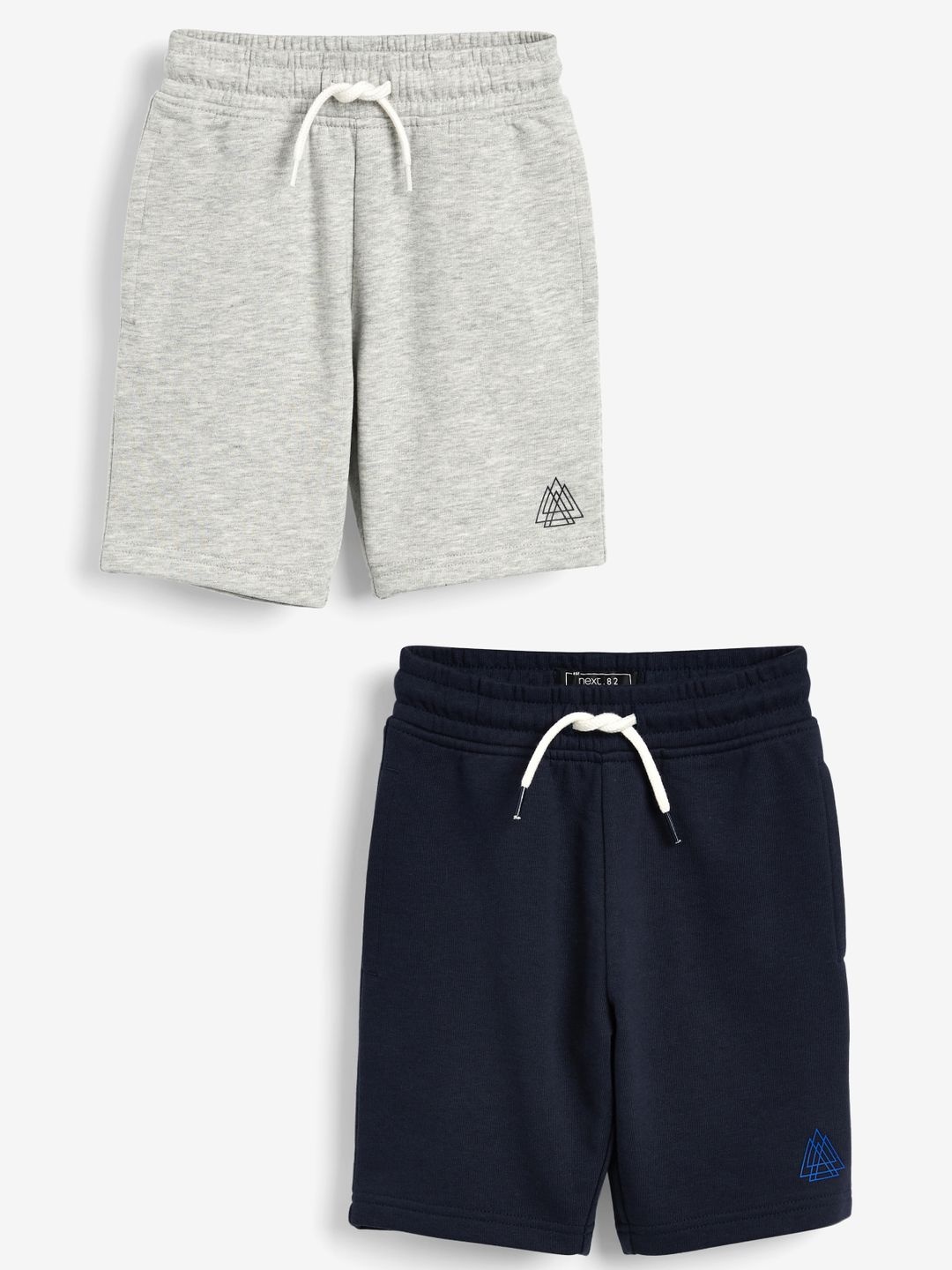 

NEXT Boys Pack Of 2 Regular Fit Shorts, Navy blue